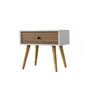 Hanah Home Vita 5104 Blanco y Nogal